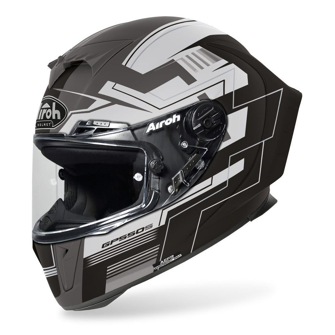 Airoh GP 550S Challenge Helmet, black-grey, Size XS, black-grey, Size XS