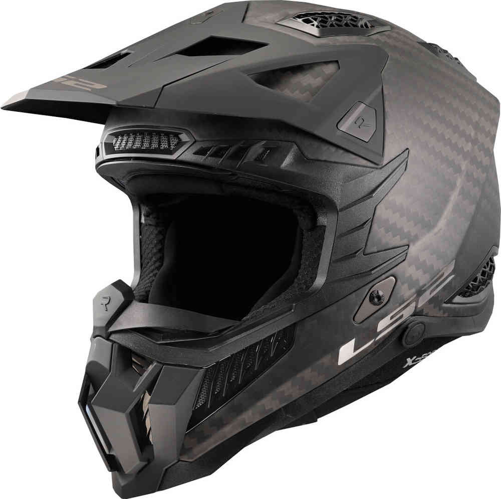 LS2 MX703 X-Force Solid Carbon Шлем для мотокросса Матовый карбоновый M (57/58) 