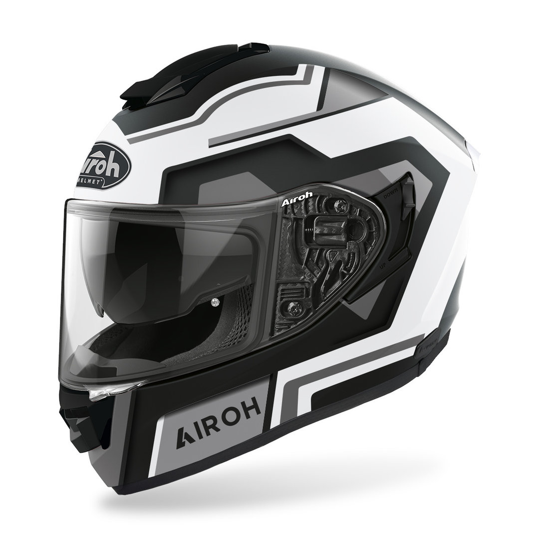 Airoh ST.501 Square Helmet, black-white, Size XS, black-white, Size XS