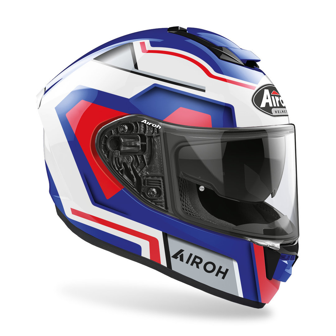 Airoh ST 501 Square Bule Red Gloss Helmet
