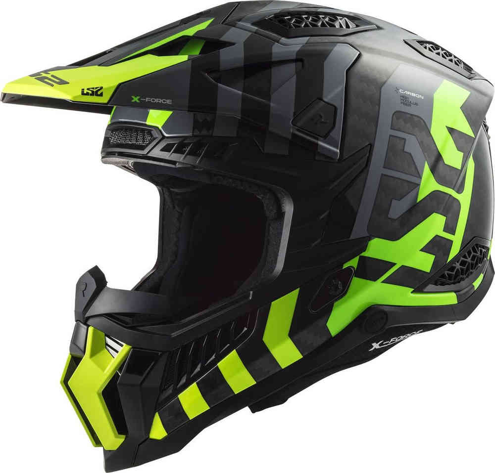 LS2 MX703 X-Force Barrier Carbon Casco Motocross