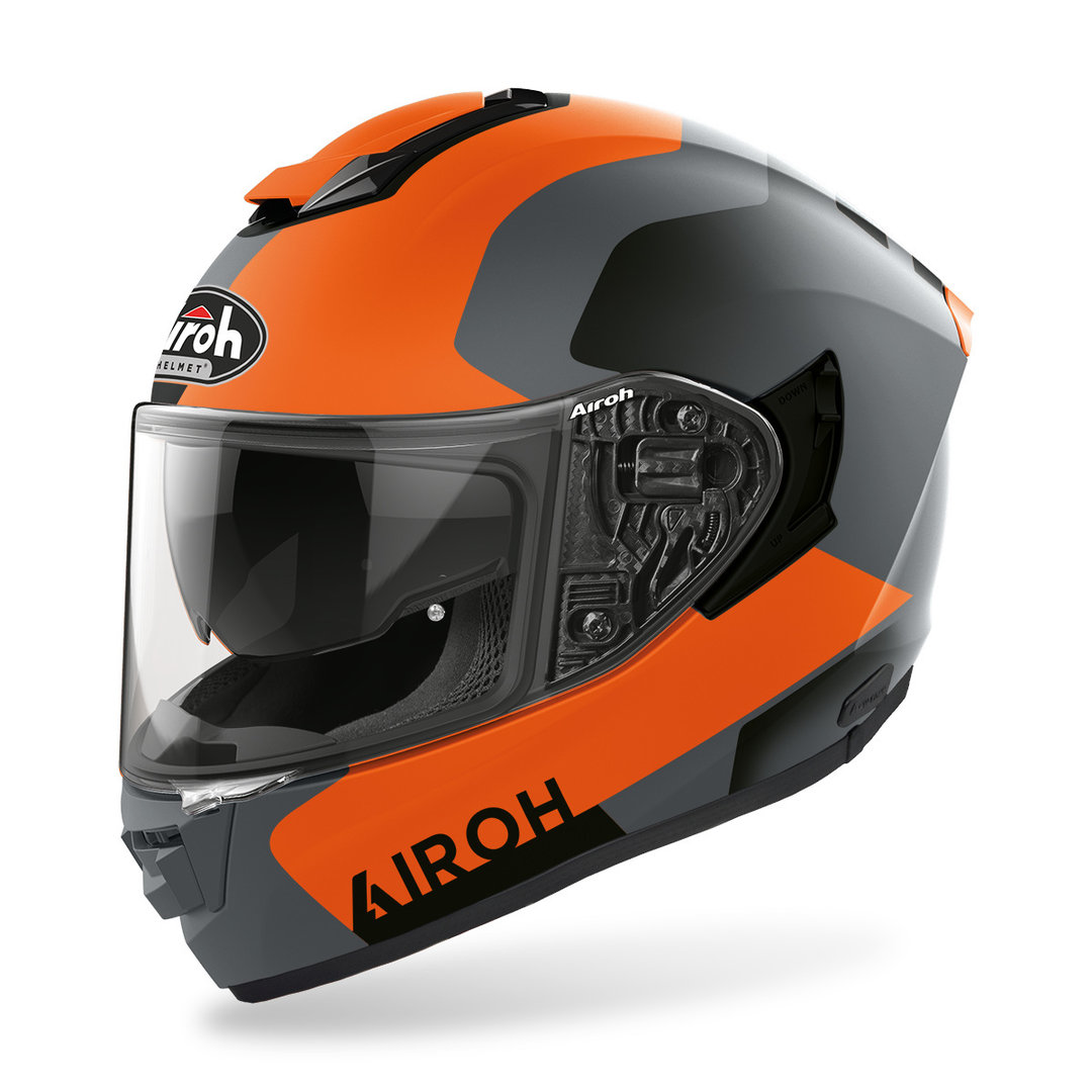 Airoh ST.501 Dock Hjälm, svart-orange, storlek S