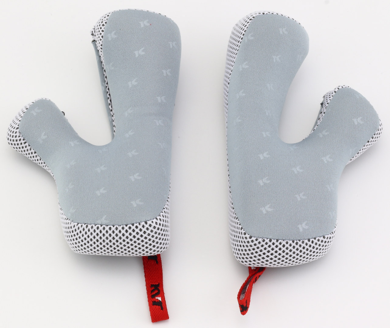 KYT Strike Eagle Coussinets de joue, gris-blanc, taille 2XL pour Hommes