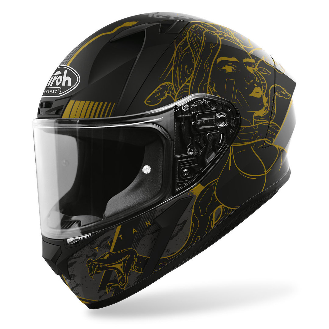 Airoh Valor Titan Helmet, black-gold, Size XS, black-gold, Size XS
