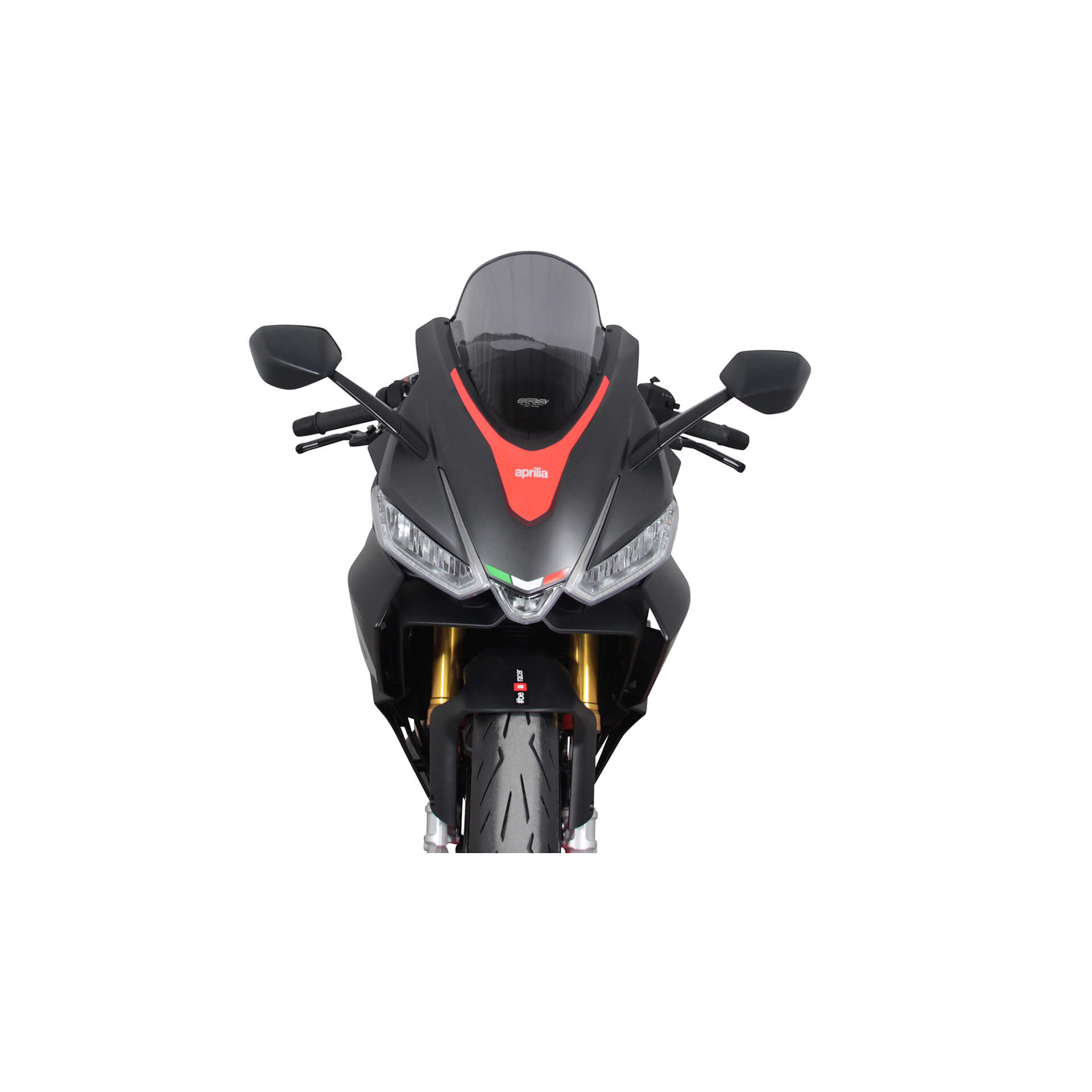 Mra Unisex Grey Racing Windshield R, Aprilia Rs 660 21-, Smoke Gray,