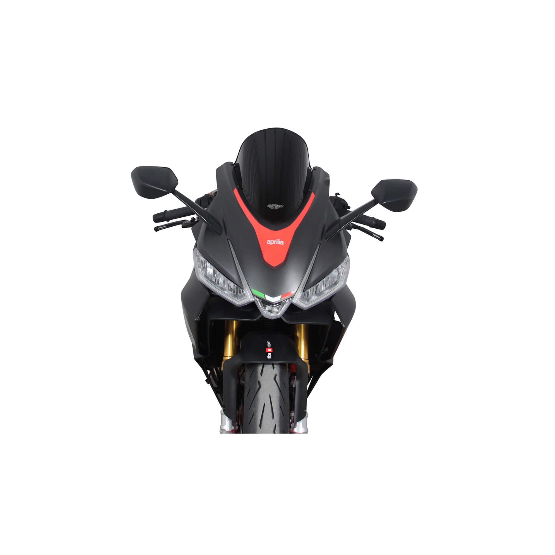 MRA Racing windshield R APRILIA RS 660 21-, black, black