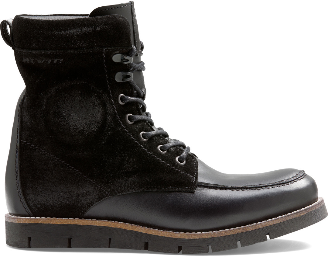 Side view of Revit Mohawk 3 Motorcycle Boots, black, Size 44 for Men