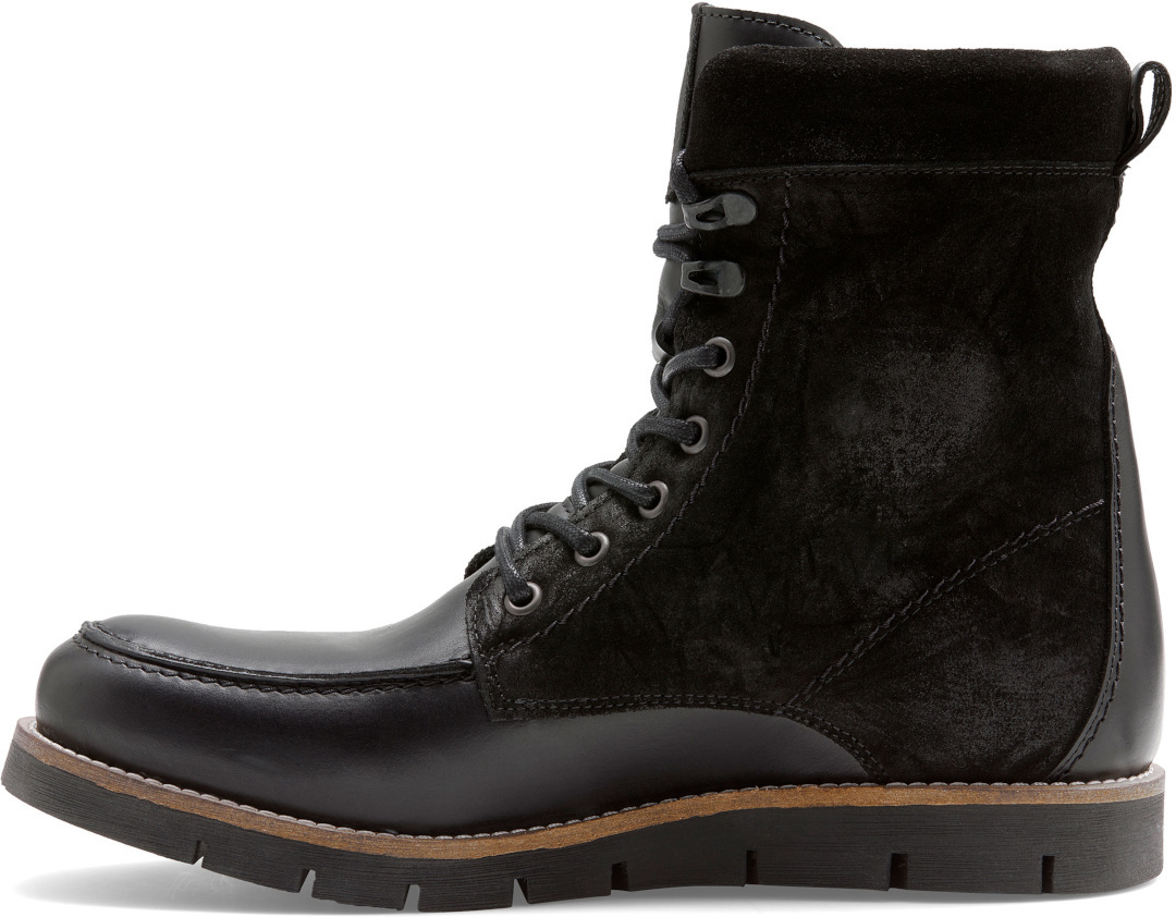 Side view of Revit Mohawk 3 Motorcycle Boots, black, Size 44 for Men