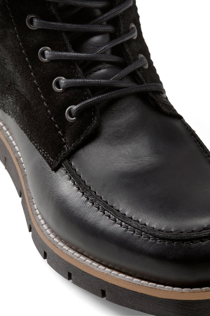 Side view of Revit Mohawk 3 Motorcycle Boots, black, Size 44 for Men