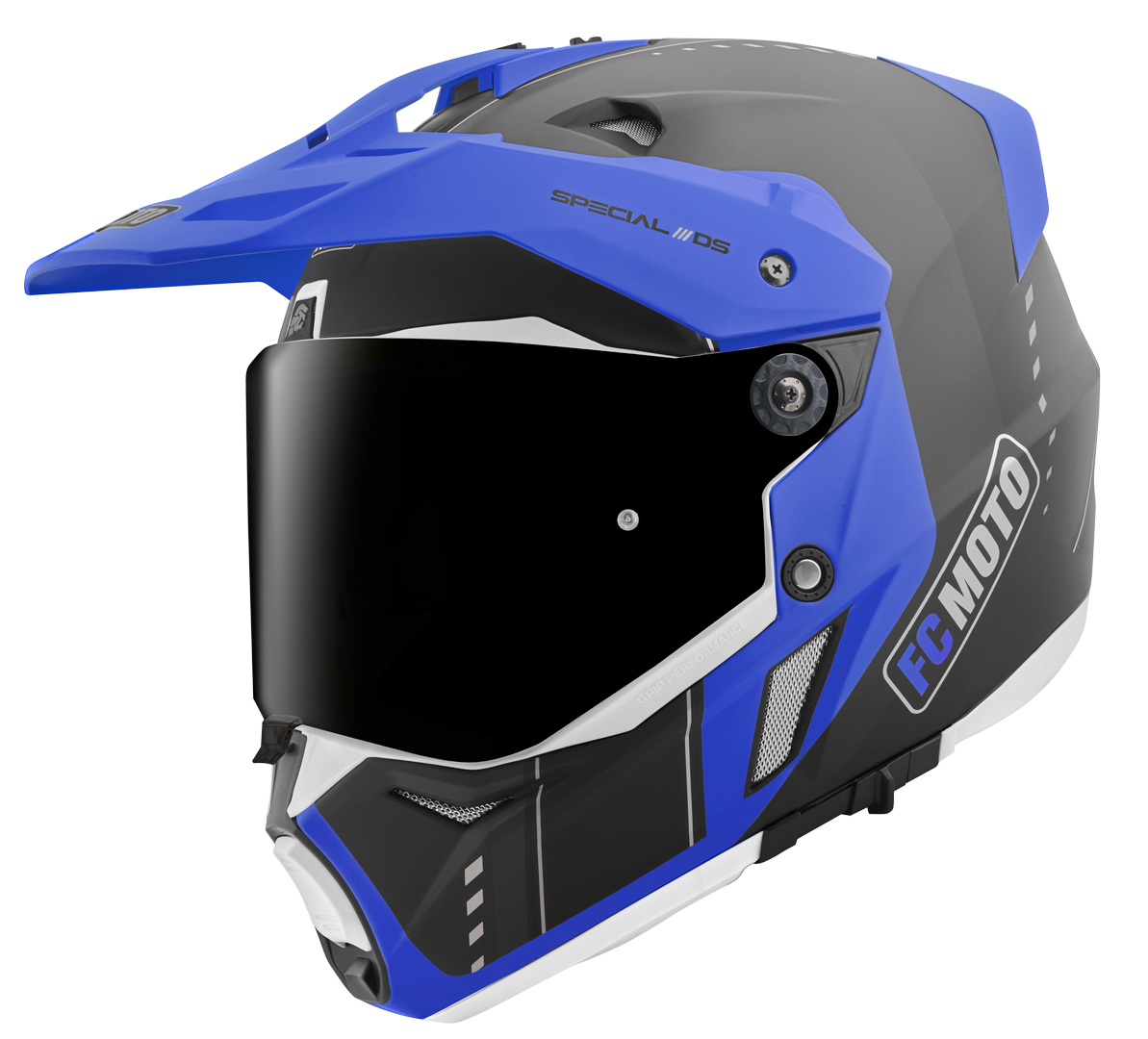 FC-Moto Merkur Pro Air Шлем эндуро Черный/Синий XS 