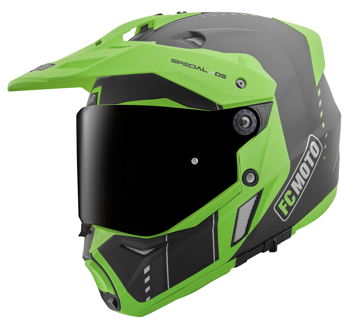 FC-Moto Merkur Pro Air Шлем эндуро Черный/Зеленый XL 