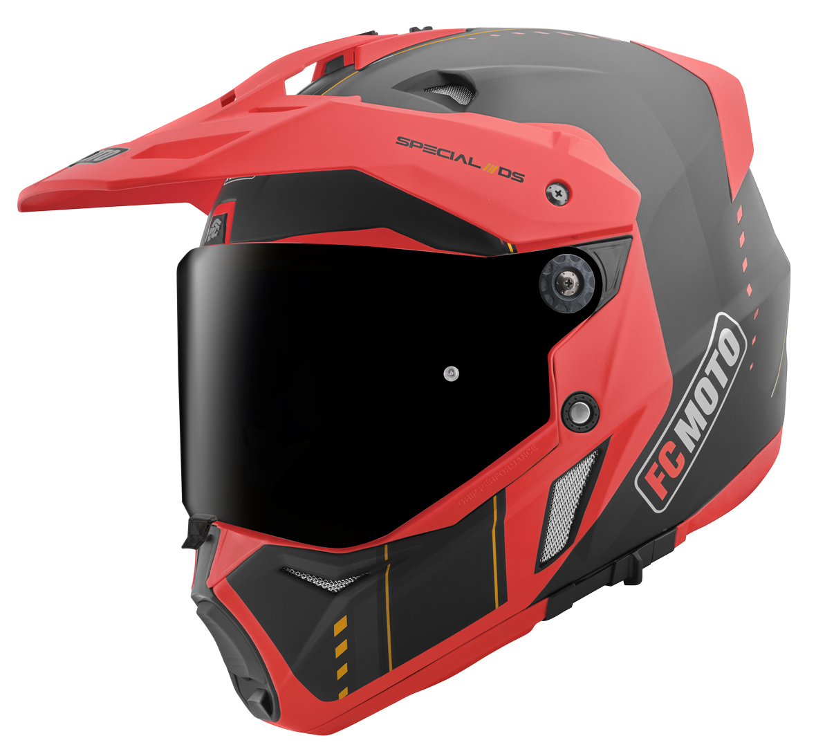 FC-Moto Merkur Pro Air Шлем эндуро Черный/Красный L 