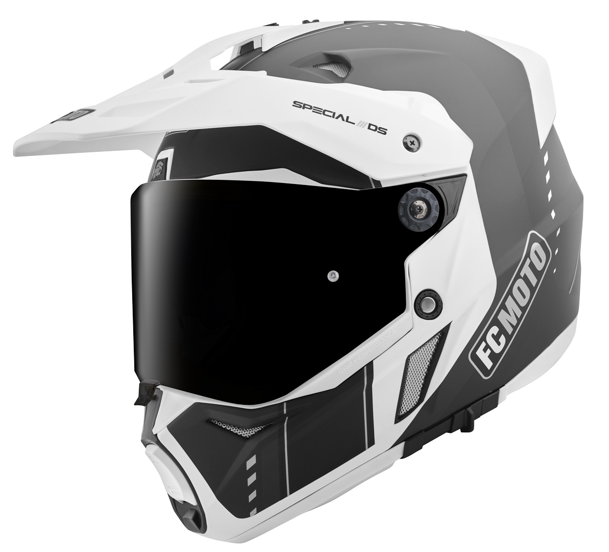 FC-Moto Merkur Pro Air Шлем эндуро Черный/Белый S 