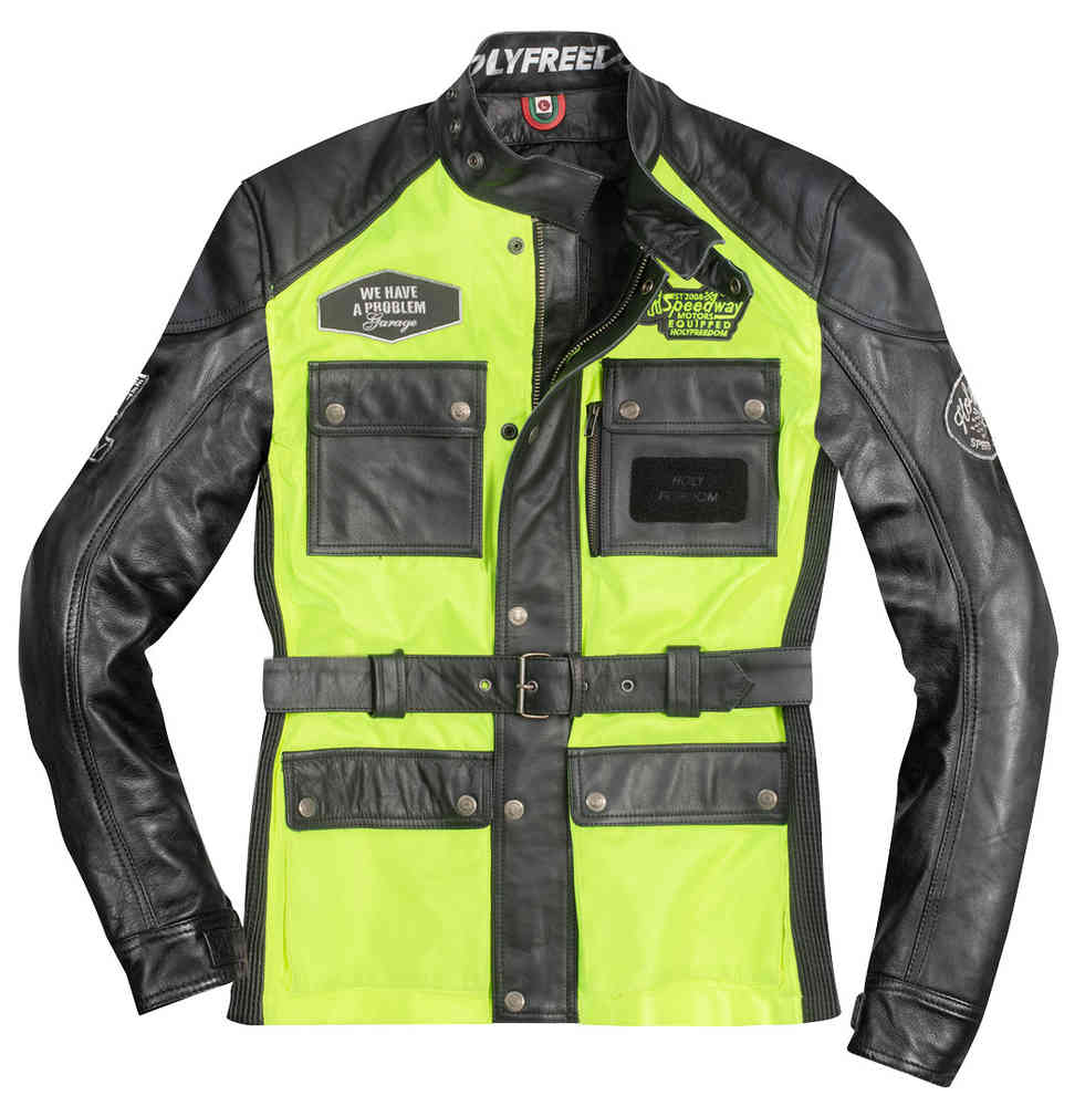 HolyFreedom Quattro Vision Motorrad Leder/Textil Jacke