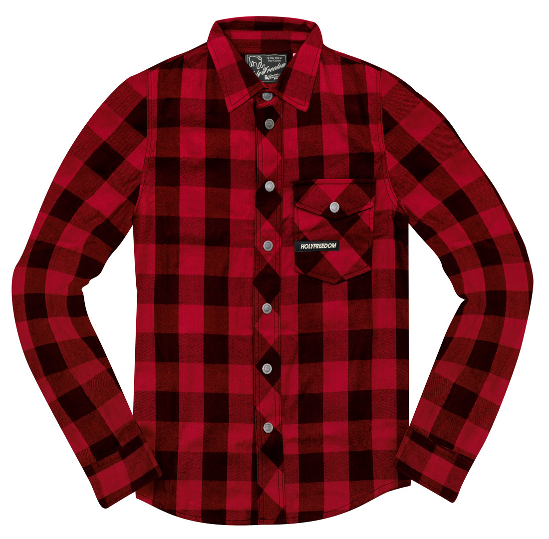 HolyFreedom Jessie James Flannel Chemise, rouge, taille 3XL pour Hommes