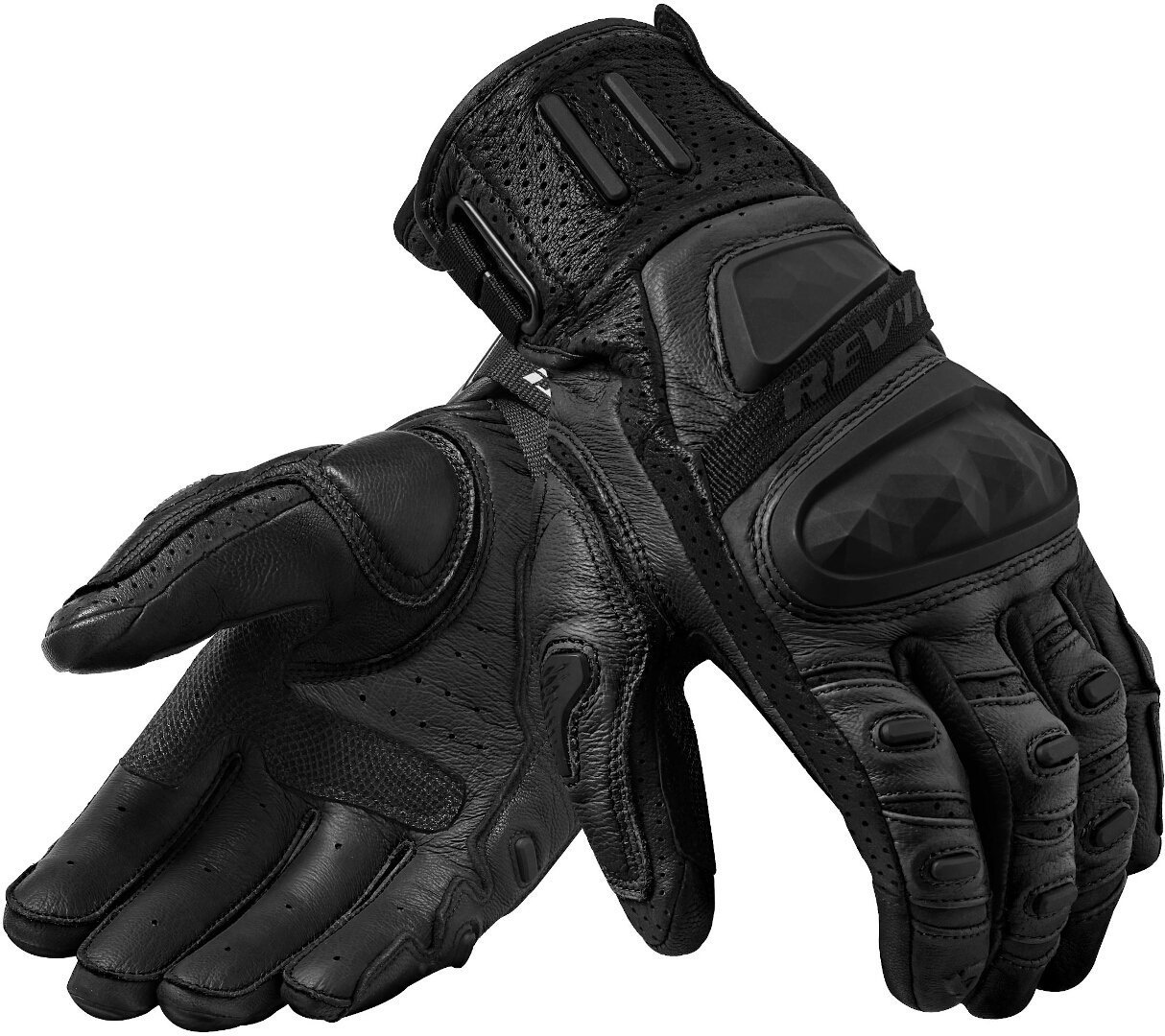 Revit Cayenne 2 Motorrad Handschuhe, schwarz, Größe 3XL, schwarz, Größe 3XL