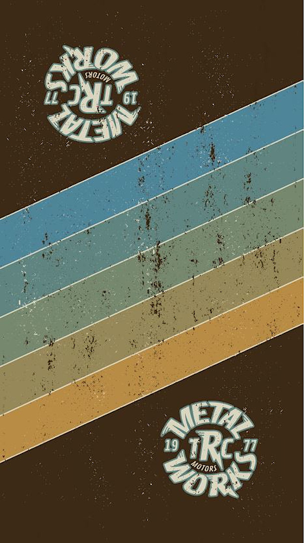 Rokker Metal Works Tube multifonctionnel, brun pour Hommes