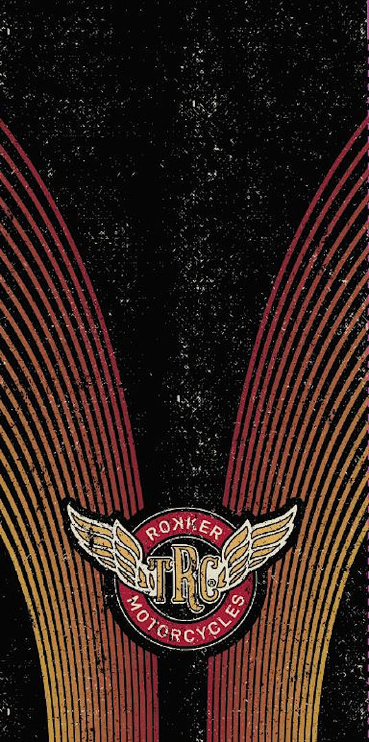 Rokker Black Wings Tube multifonctionnel, noir-orange pour Hommes