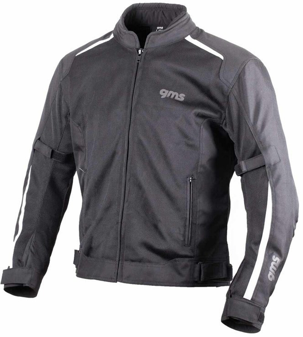 GMS Outback Evo Motorcycle Textile Jacket, black-white, Size XS, black-white, Size XS