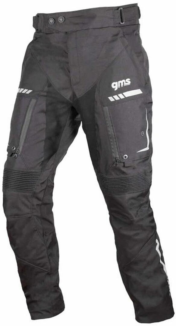 GMS Track Light Motorcycle Textile Pants, black, Size XS, black, Size XS