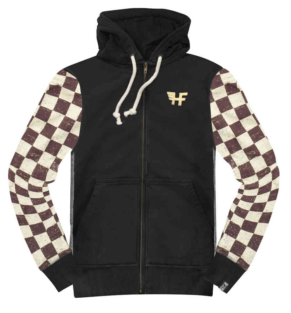 HolyFreedom Caferace Felpa con cappuccio con zip