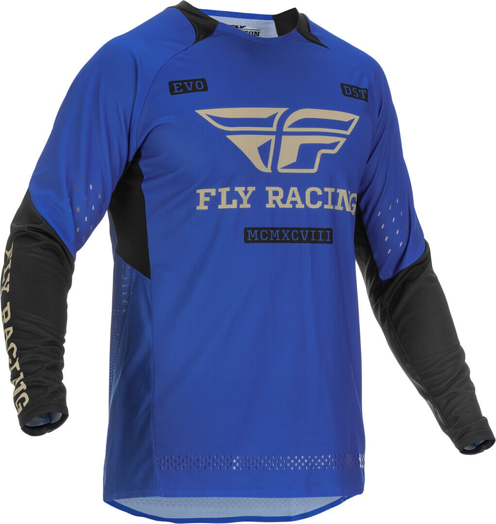 Fly Racing Evolution Motocross Jersey, black-blue, Size L, black-blue, Size L
