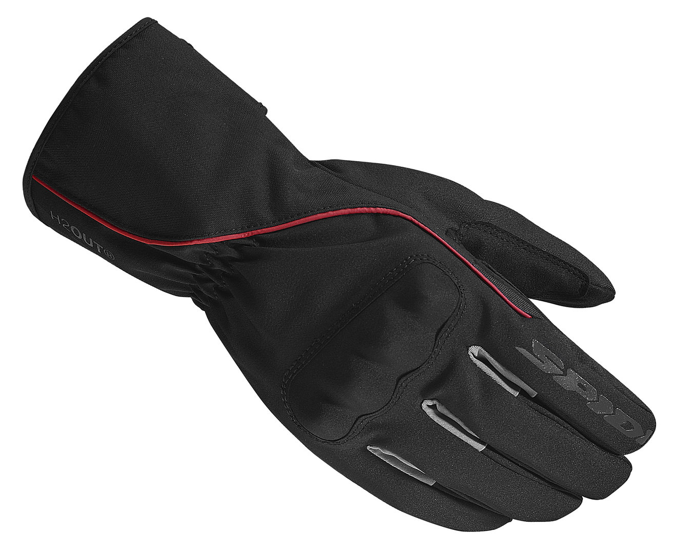 Spidi WNT-3 H2Out Motorcycle Gloves, black-red, Size M, black-red, Size M