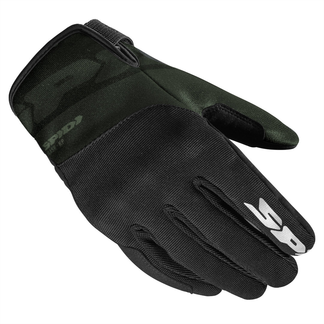 Spidi Flash-KP Motorcycle Gloves, black-grey, Size S, black-grey, Size S