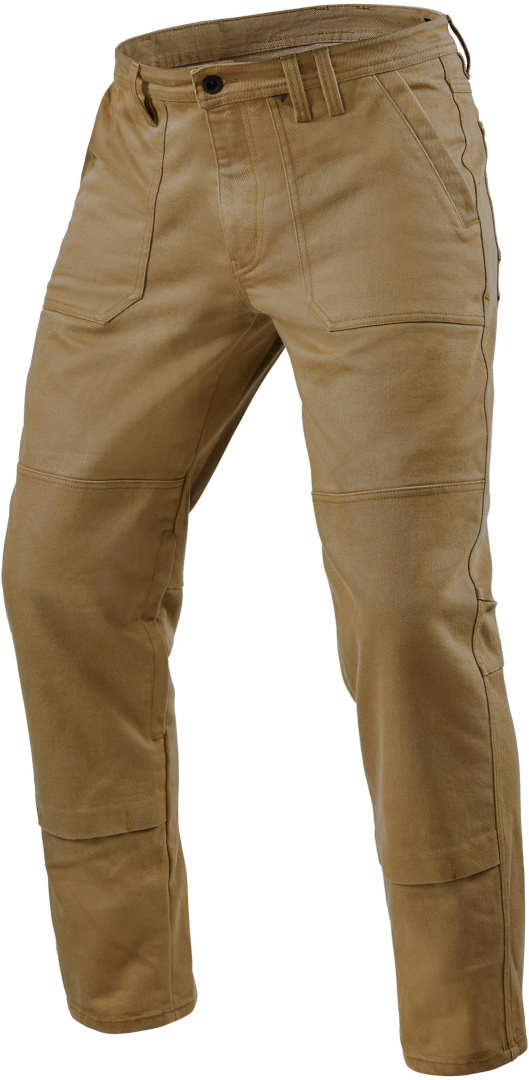 Revit Davis TF Motorcykel Textil Byxor, beige, storlek 32 33