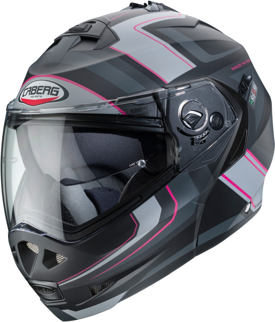 Caberg Duke II Tour Helmet, black-pink, Size M, black-pink, Size M