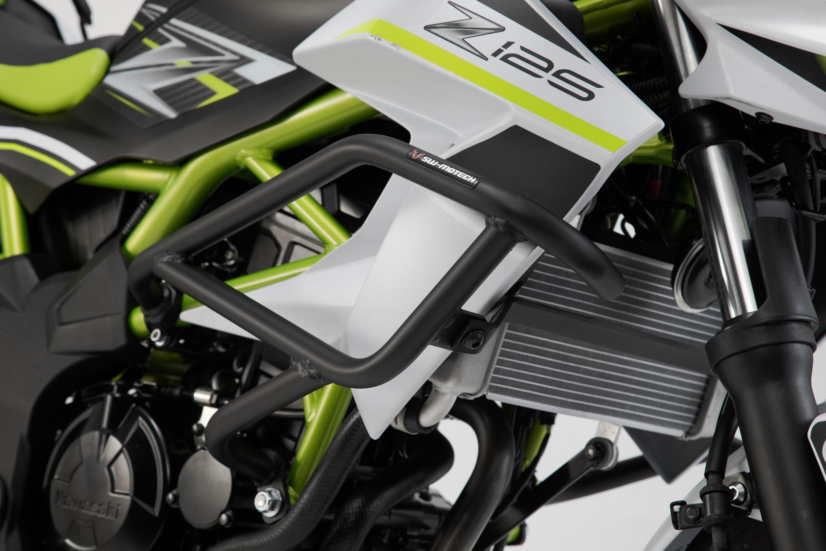 SW-Motech Crash bar - Black. Kawasaki Z125 (18-)., black