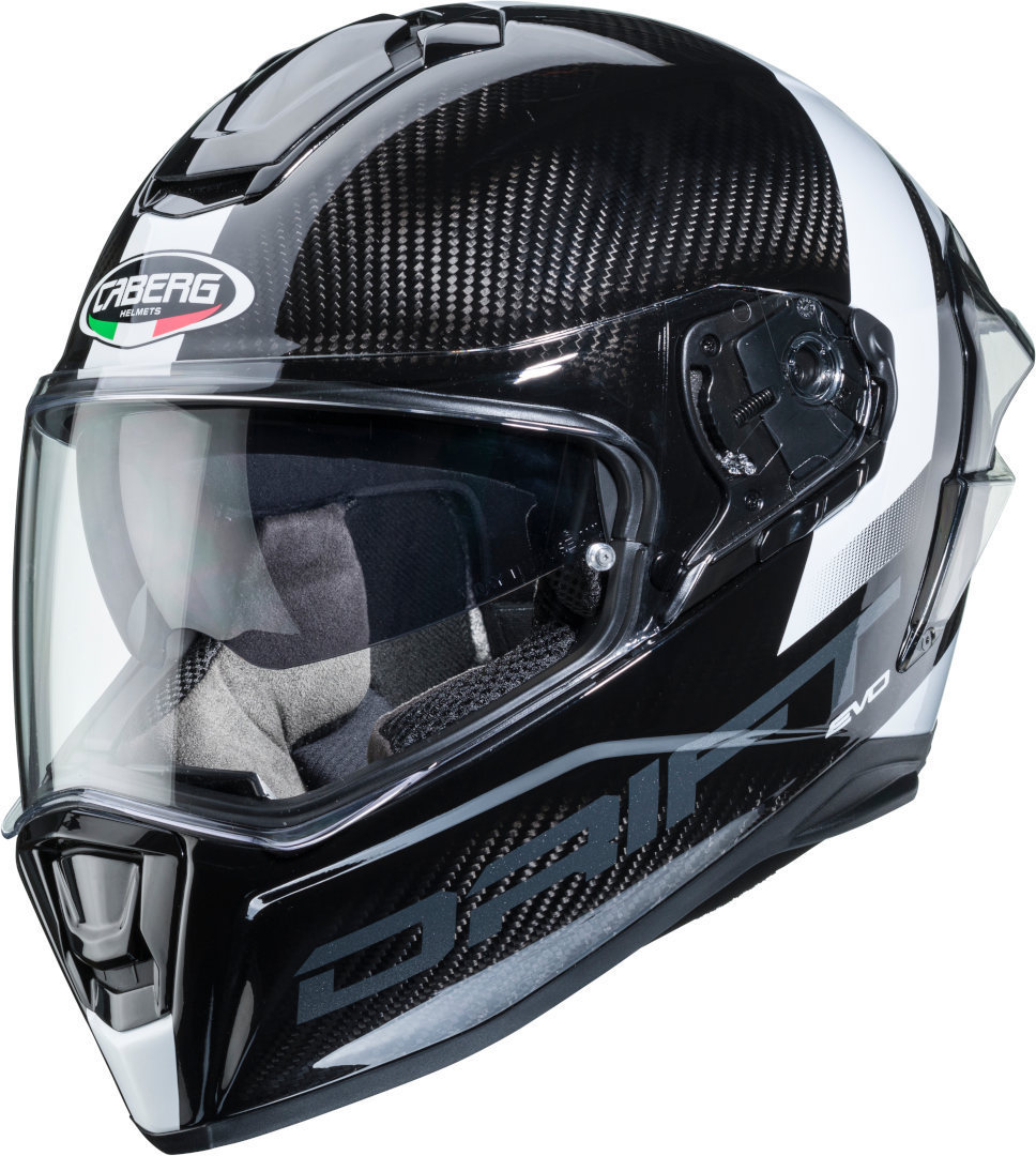 Caberg Drift Evo Sonic Carbon Helmet, black-white, Size XS, black-white, Size XS