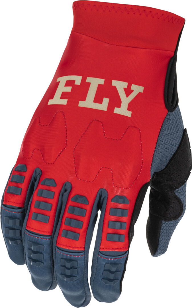 Fly Racing Evolution Motocross Gloves, grey-red, Size L, grey-red, Size L