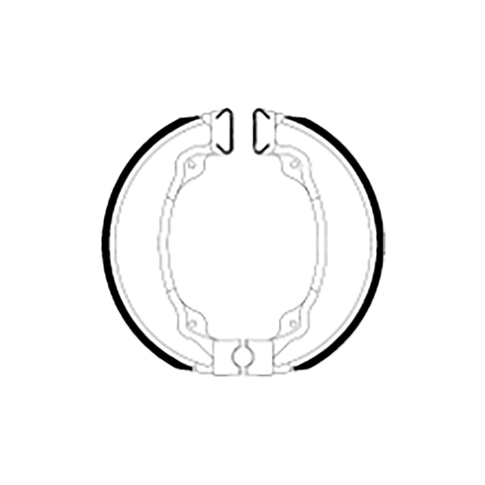 FERODO Brake shoes FSB 958 A