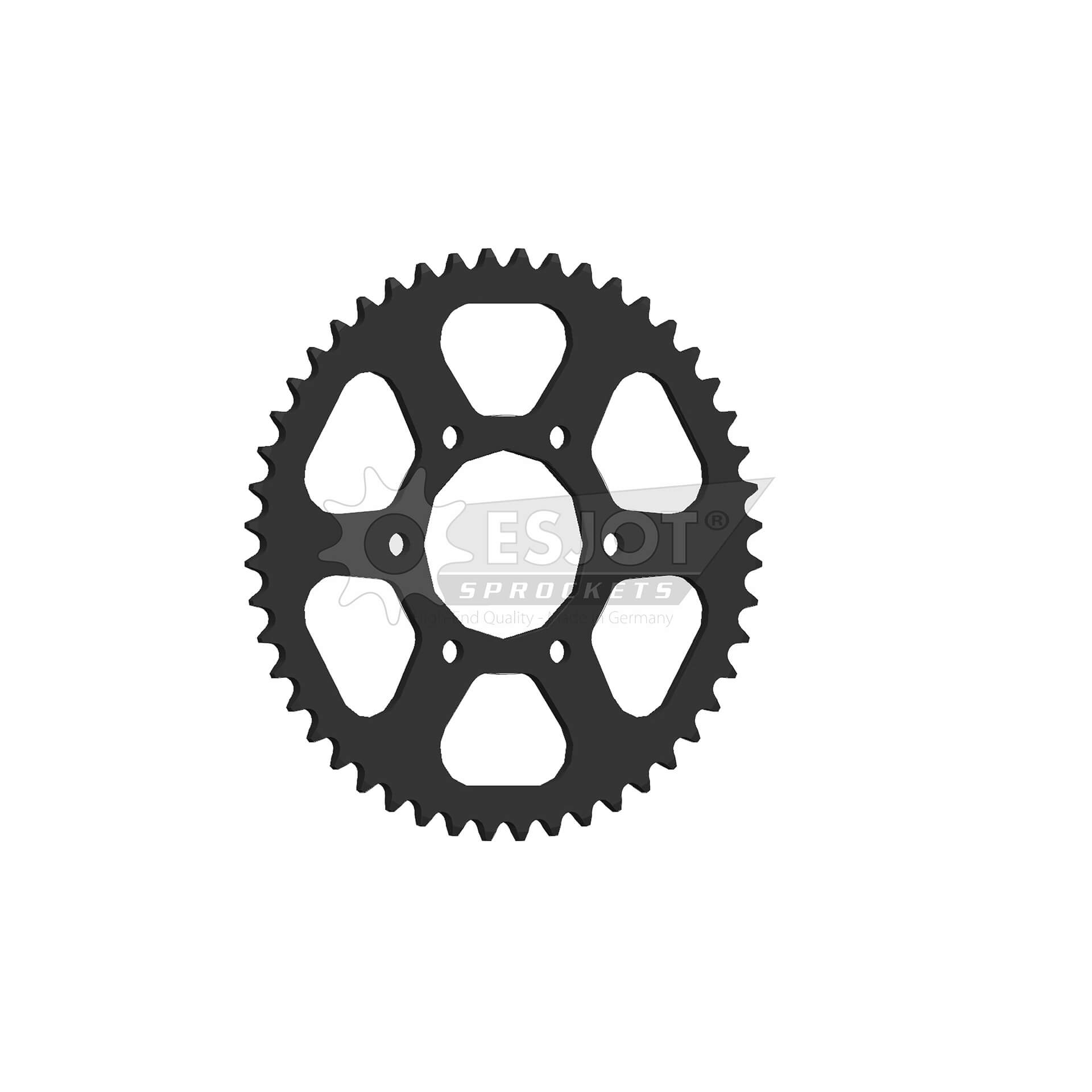 ESJOT Sprocket, 48 teeth, steel 520 pitch, silver, silver