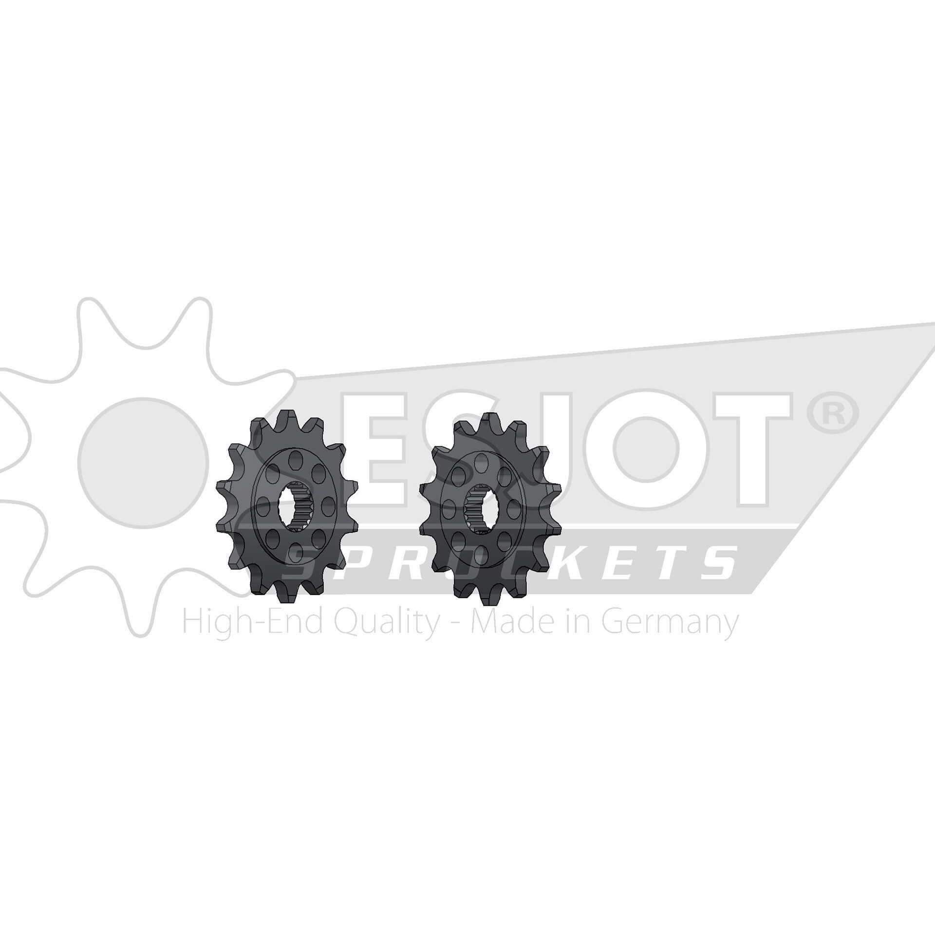 ESJOT Sport sprocket, 14 teeth, steel, 520 pitch, silver, silver
