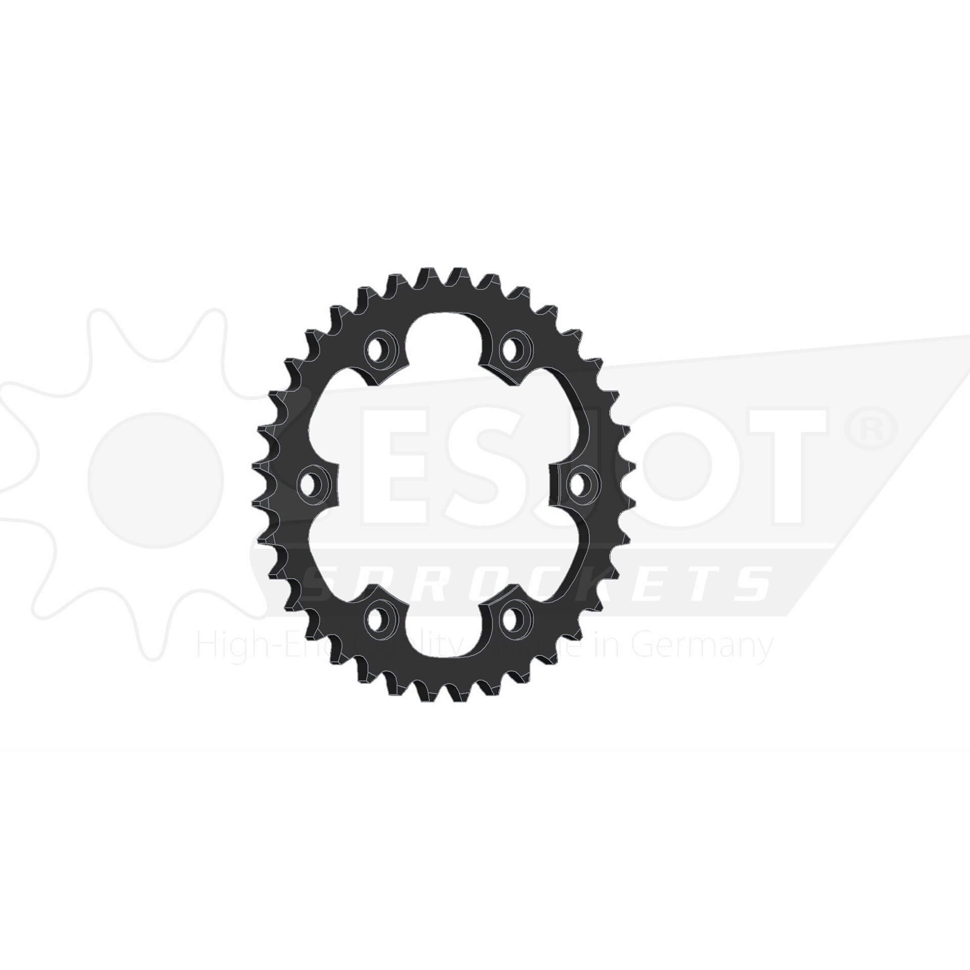 ESJOT Sprocket, 36 teeth, steel 530 pitch, silver, silver