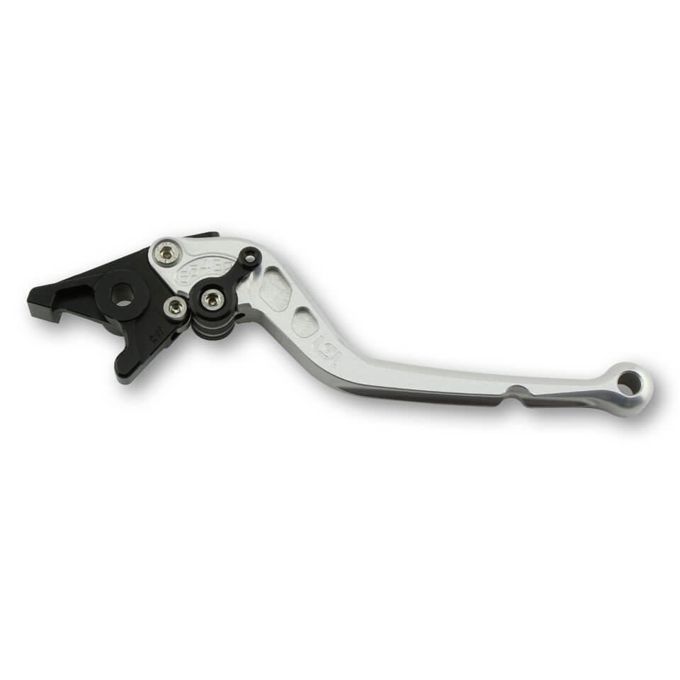 LSL Brake lever R71, silver / black, black