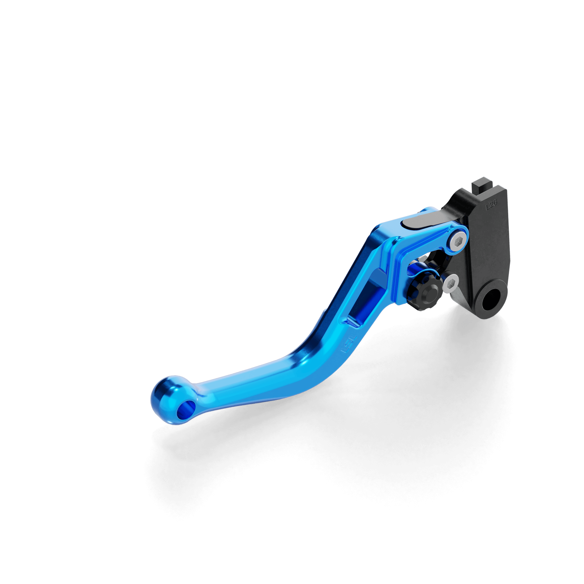 LSL Clutch lever BOW L73R, short, blue / black, black