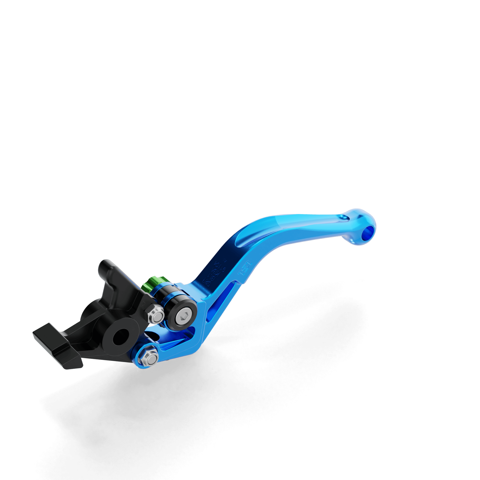 LSL Brake lever BOW R71, short, blue / green, green