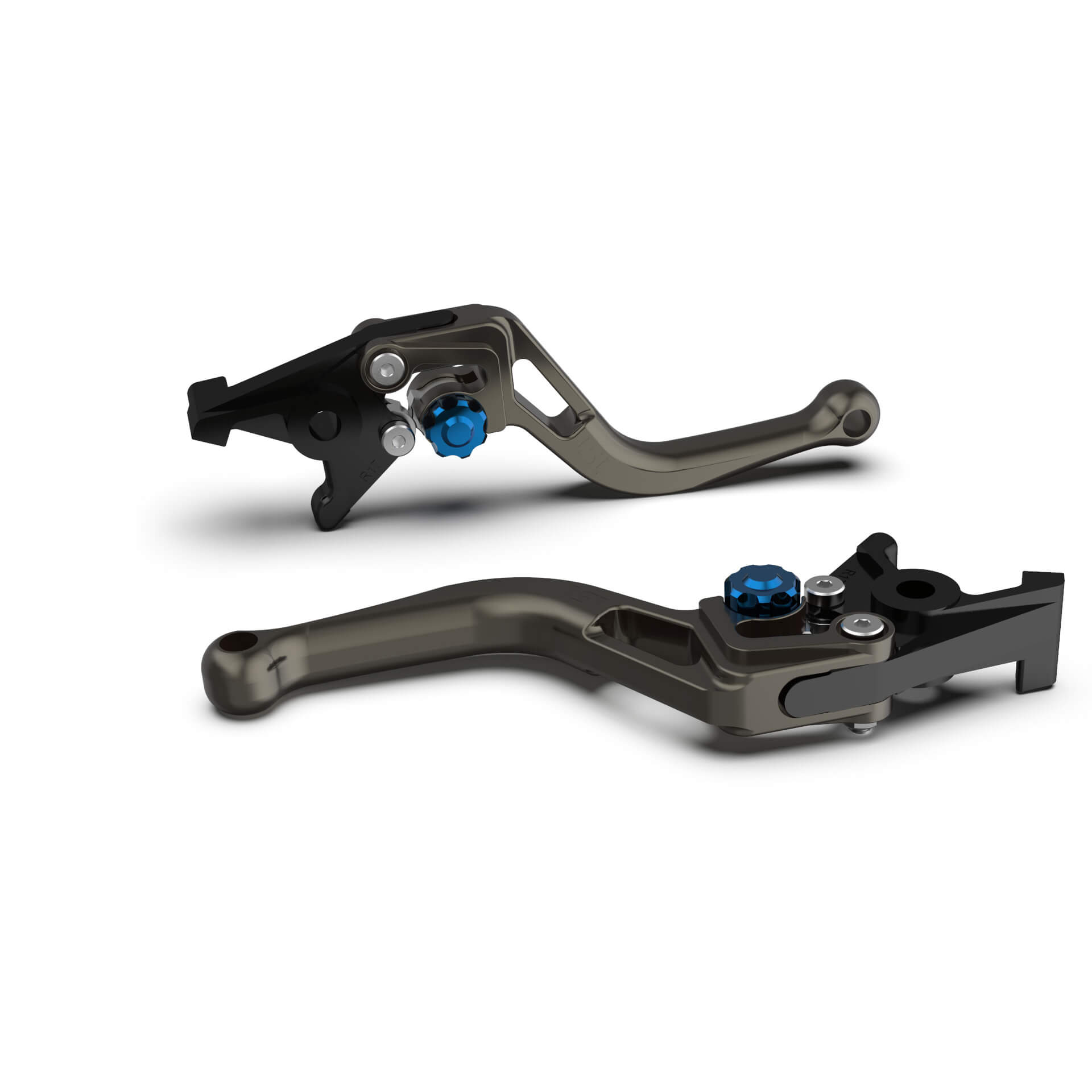 LSL Bremshebel BOW R71, kurz, anthrazit/blau, blau