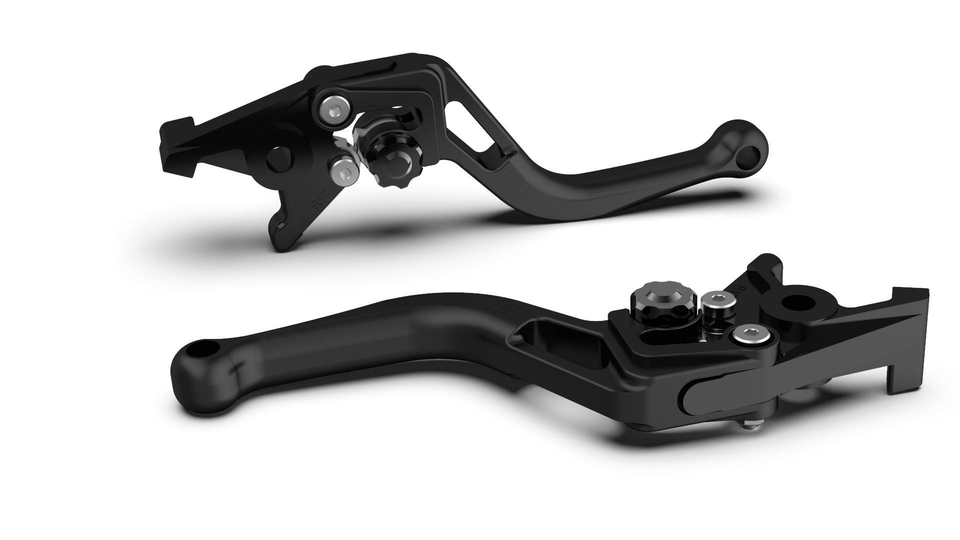 LSL Brake lever BOW R71, short,black bead blasted / black, black
