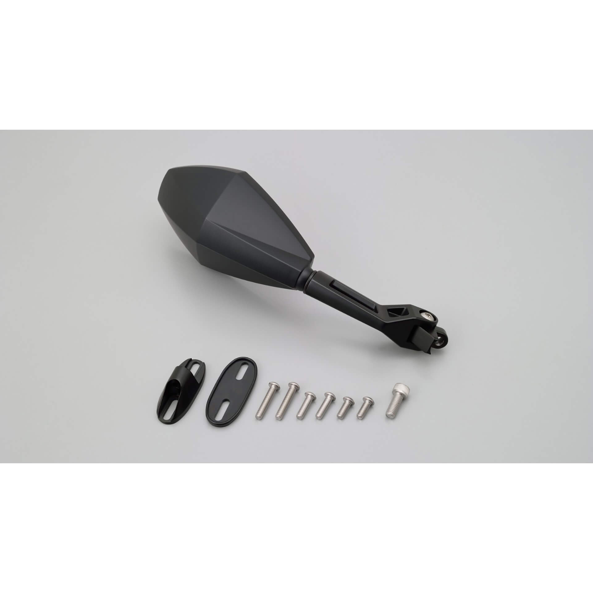 DAYTONA Corp. D-Mirror-12 Diamond fairing mirror right, black, black