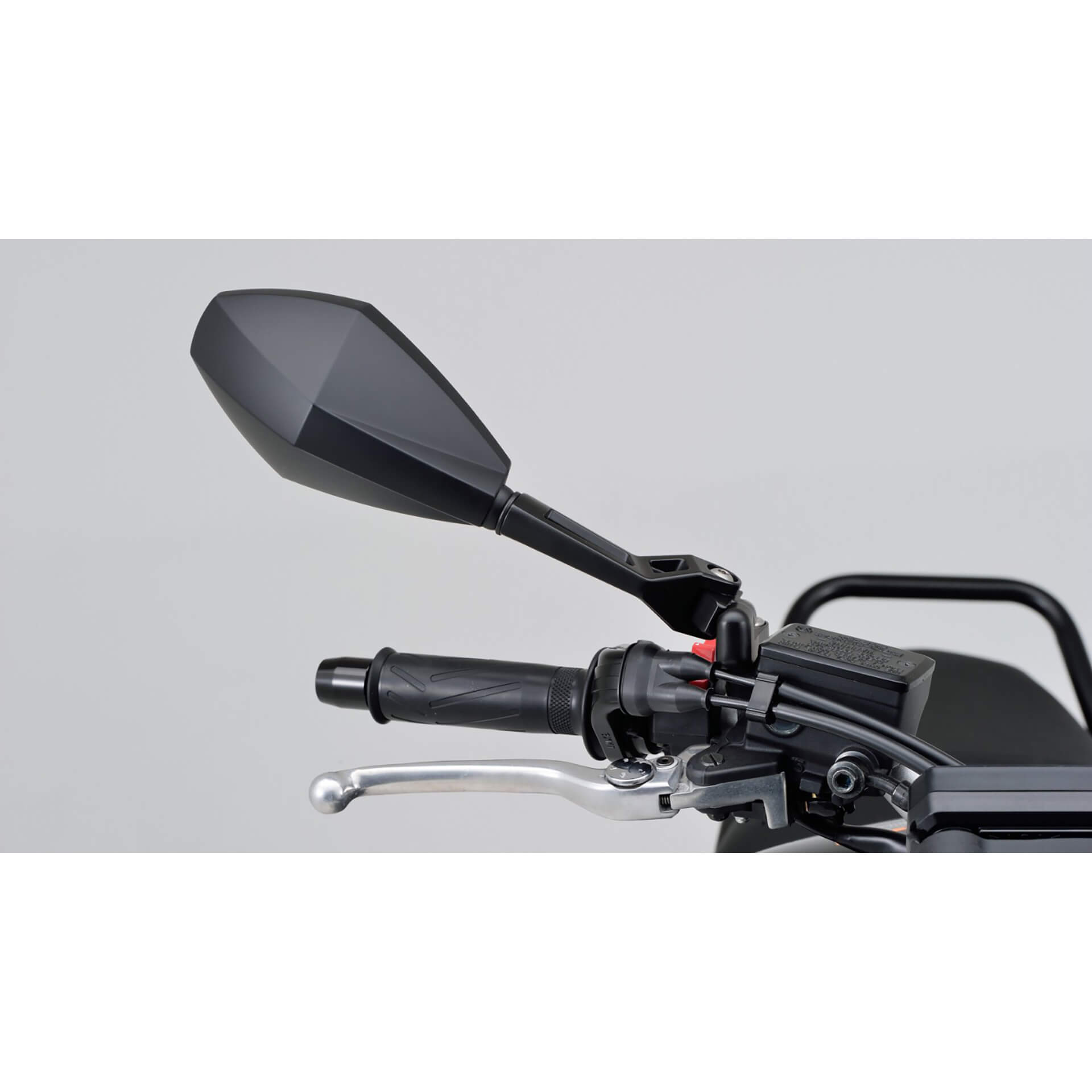 DAYTONA Corp. D-Mirror-12 Diamond handlebar mirror right, black, black