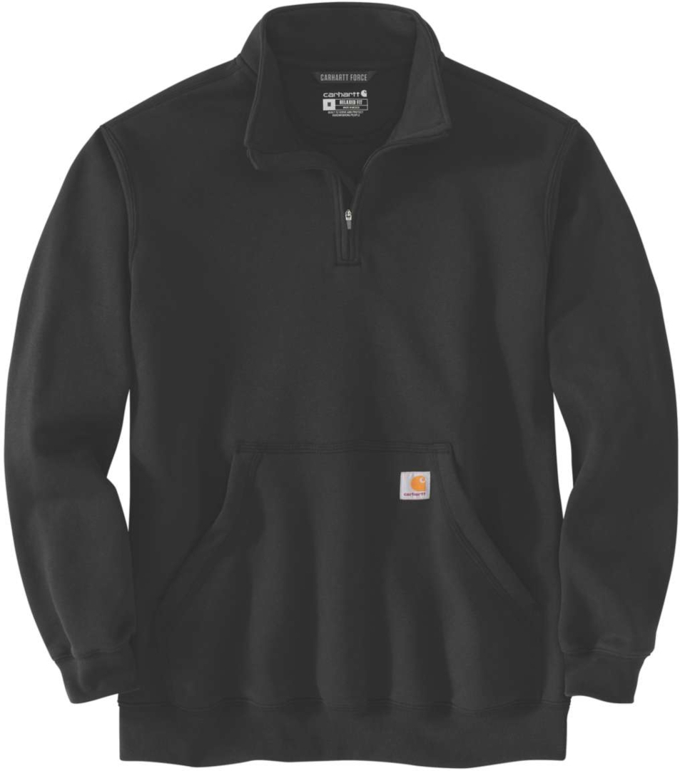 Image of Carhartt Quarter-Zip Felpa, nero, dimensione M