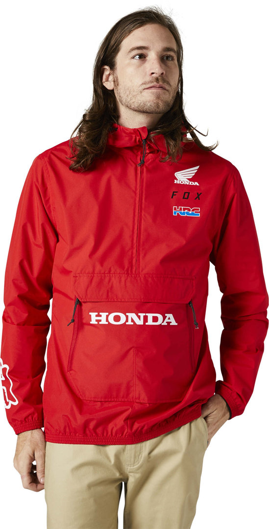 Image of FOX Honda Anorak Giacca, rosso, dimensione S