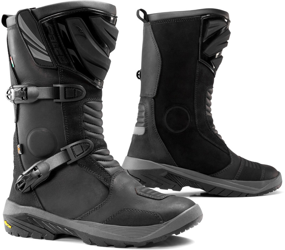 Falco Mixto 4 ADV Motorcycle Boots, black, Size 42, black, Size 42