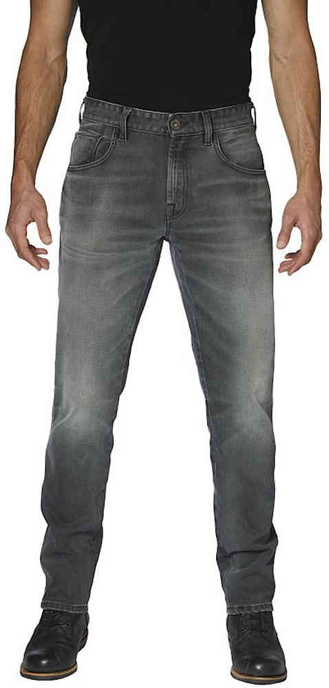 Rokker Rokkertech Tapered Slim Grey Moottoripyörä Farkut