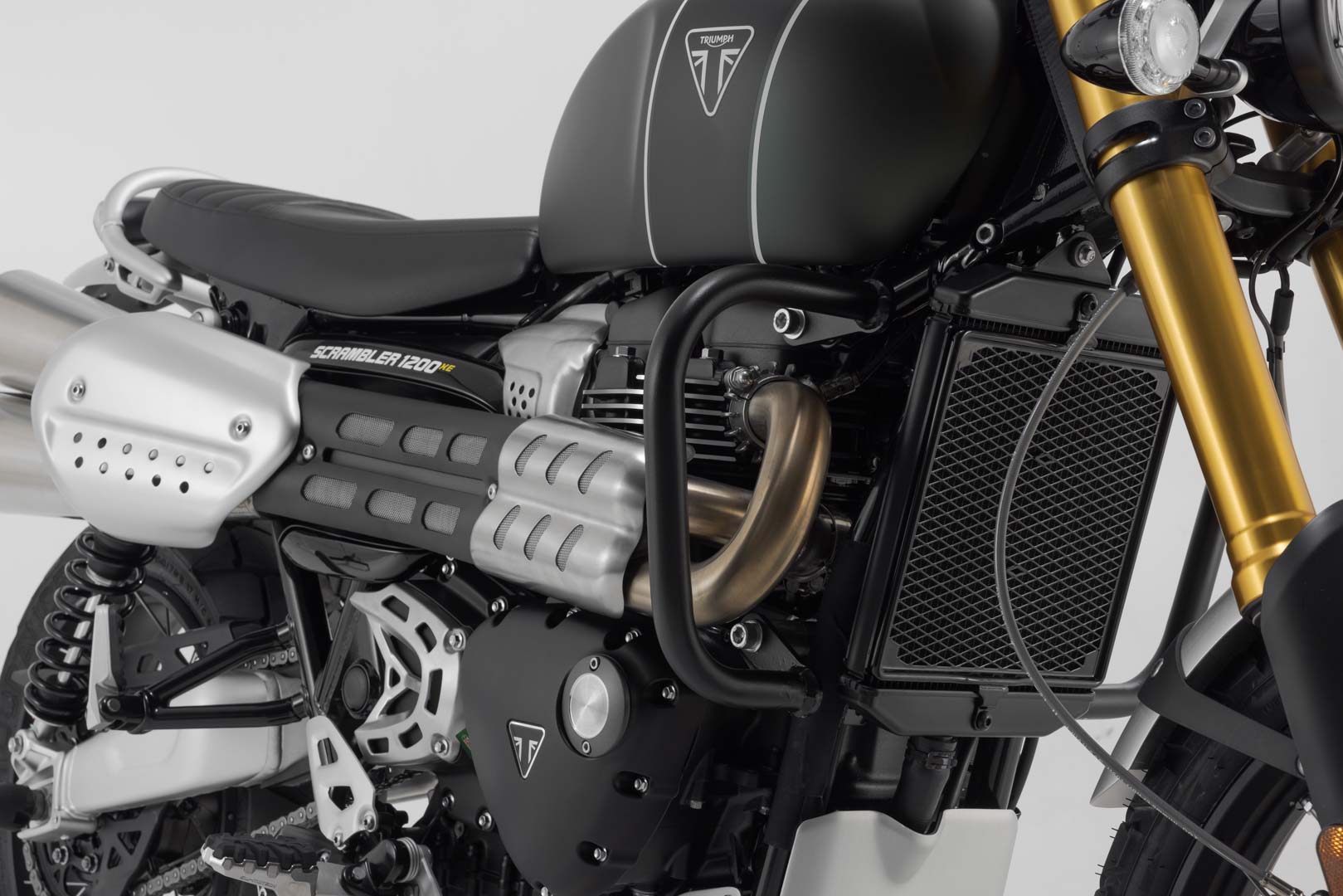 Sw-Motech Unisex Black Crash Bar - Triumph Scrambler 1200 (21-).