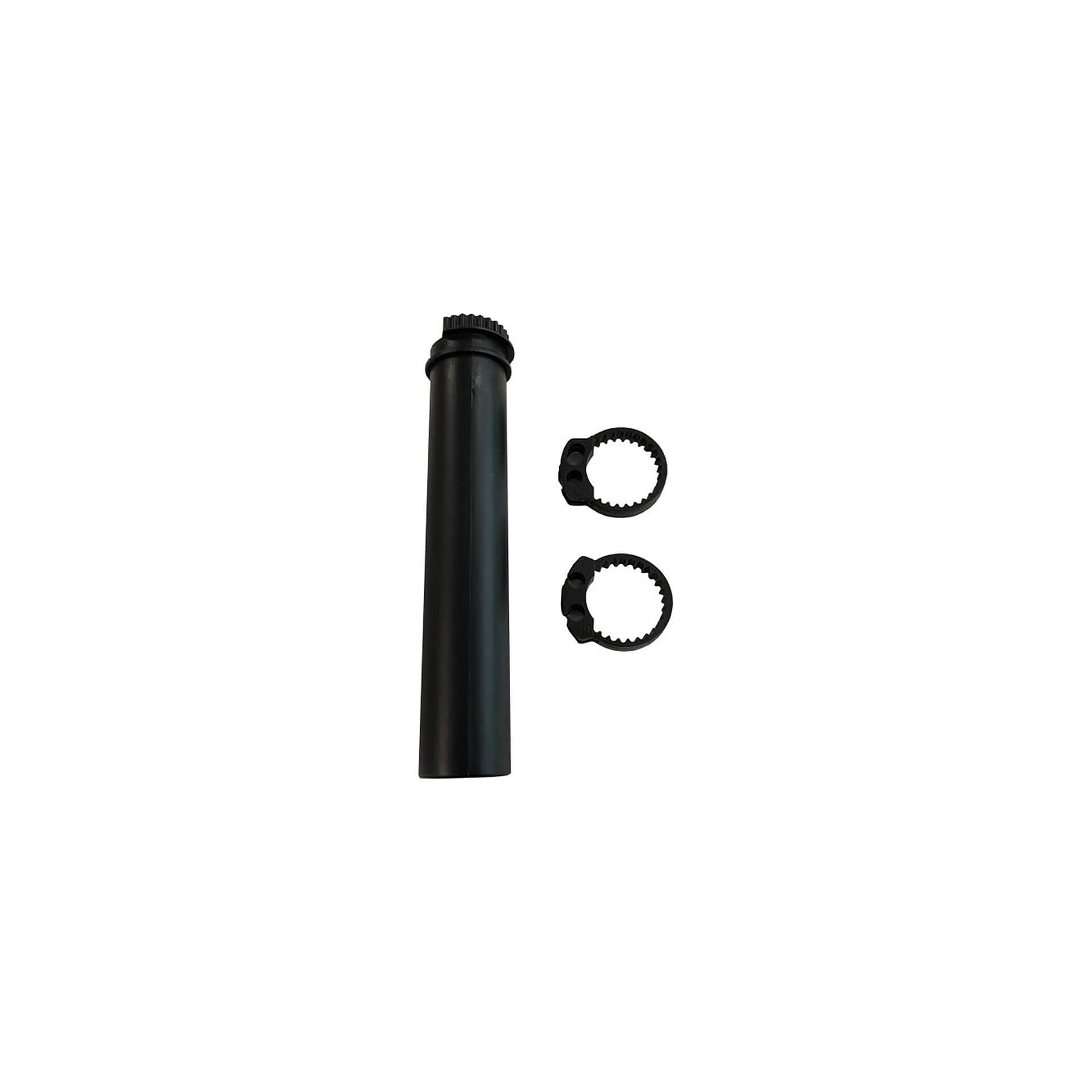 HIGHWAY HAWK PVC manchon torsadé de gaz 1 pouce, noir